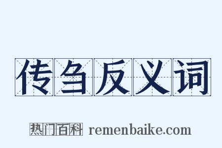 传刍反义词是什么意思的图片